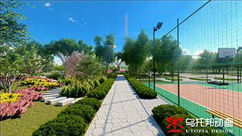 湿地工程漫游动画演示