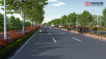 苏州市道路改造三维施工工艺动画、效果图